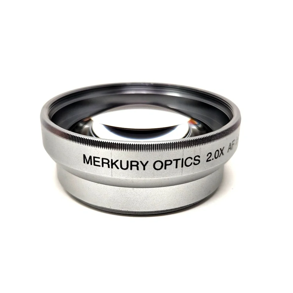 Merkury Optics 2.0X Telephoto Conversion Lens AF Threaded Metal Digital